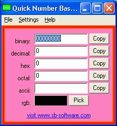 Download Quick Number Base Converter