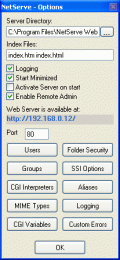 Download NetServe Web Server 1.0.29