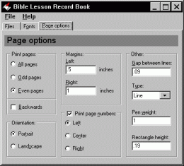 Download Bible Lesson Record Book 1.00