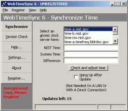 Download WebTimeSync 6.1
