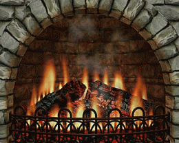 Download 3D Realistic Fireplace Screen Saver
