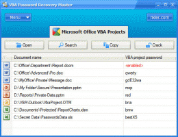 Download VBA Password Recovery Master 3.0