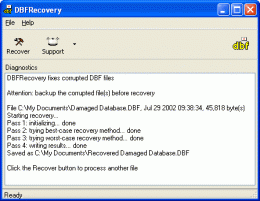 Download DBFRecovery 1.1.0843
