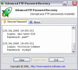 Download Advanced FTP Password Recovery 1.1.180.2006