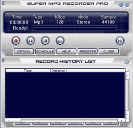 Download Super Mp3 Recorder Professional 6.0