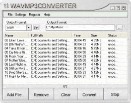 Download WAV-MP3-Converter 1.22