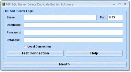Download MS SQL Server Delete (Remove) Duplicate Entries Software