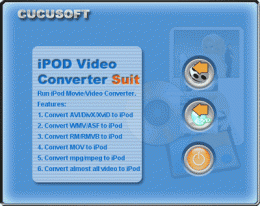 Download Cucusoft iPod Video Converter + DVD to iPod Suite 5.6.3.18