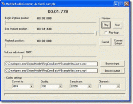 Download Audio File Convert ActiveX