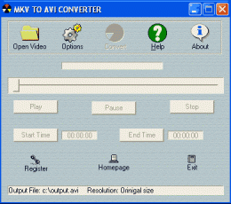 Download MKV to AVI Converter