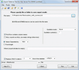 Download Export Table to Text for SQL Server 1.07.00