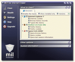 Download Mil Free Internet Eraser 4.0