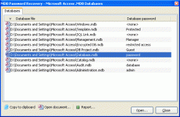 Download MDB Password Recovery
