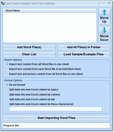 Download Excel Import Multiple Word Files Software 7.0