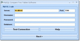 Download MySQL Compare Two Tables Software 7.0