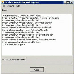 Download Message Synchronizer for Outlook Express