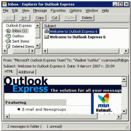 Download Speaking Explorer for Outlook Express