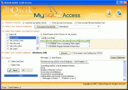 Download dbQwikMySQL2Access