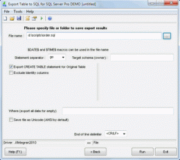 Download Export Table to SQL for DB2 1.04.00