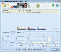 Download E.M. Free PowerPoint Video Converter 3.20