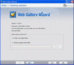 Download Web Gallery Wizard PRO