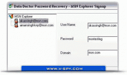 Download MSN Explorer Password Restore Tool 2.0.1.5