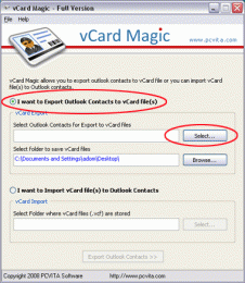 Download Import vCards to Outlook 2.0