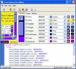 Download Free Colored ScrollBars 2.1