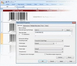 Download Barcode Generator ActiveX/OCX TBarCode