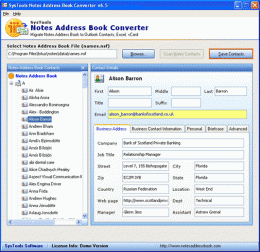 Download Import Lotus Notes Contacts to Outlook 7.0