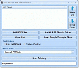 Download Print Multiple RTF Files Software 7.0
