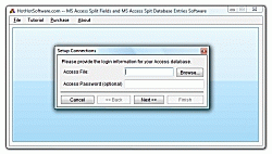 Download MS Access Split Fields and MS Access Spit Database Entries 9.0