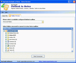 Download Outlook Calendar to Lotus Notes Calendar 7.0
