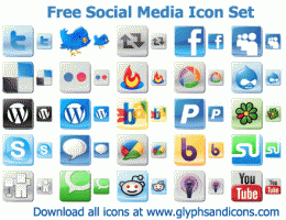 Download Free Social Media Icon Set