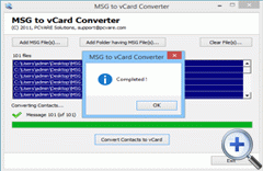 Download Convert .msg Contacts to vCard