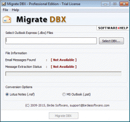 Download Convert DBX files to PST 3.3.5