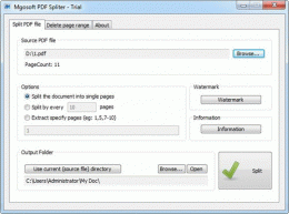 Download Mgosoft PDF Spliter