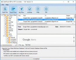 Download NSF to PST Software