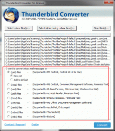 Download Convert Thunderbird to Outlook PST