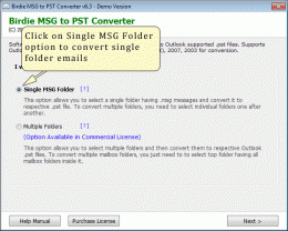 Download Export MSG to PST