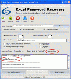 Download Excel Sheet Password Recovery Tool 5.5