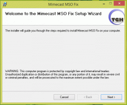 Download Mimecast MSO Fix 1.0
