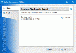 Download Duplicate Attachments Report for Outlook