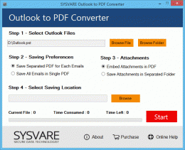 Download Convert Outlook PST Mails to PDF