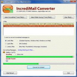 Download IncrediMail to Outlook Express Converter 7.4.1