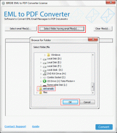 Download EML email to PDF Conversion