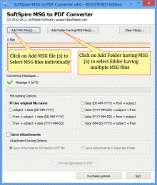 Download Export MSG Mails to PDF 2.1.6