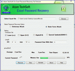 Download ATS excel password remover online