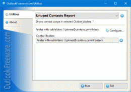 Download Unused Contacts Report for Outlook 4.21