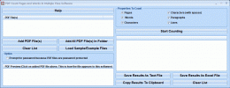 Download PDF Count Pages and Words In Multiple Files Software 7.0